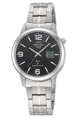 Master Time Damen-Funkuhr Expert Titan/Schwarz MTLT-10901-22M