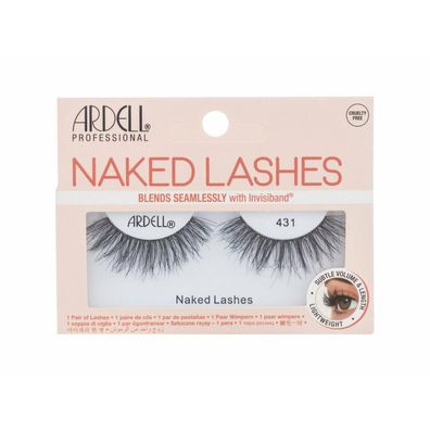 Ardell Naked Lashes Blends Seamlessly with Invisiband Nr.431 - Black