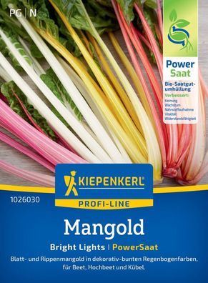 Mangold Bright Lights, PowerSaat, Blatt- u. Rippenmangold - gelingsicher