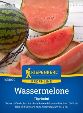 Wassermelone Tigrimini, F1, sicher reifend - für Freiland und Gewächshaus