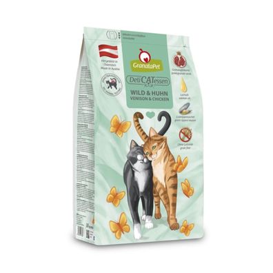 GranataPet Katzen Trockenfutter Alleinfutter DeliCatessen Wild & Huhn