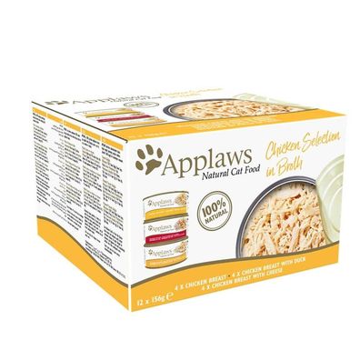 Applaws Katzen Nassfutter Dosen Multipack Huhn Selection 12x156g