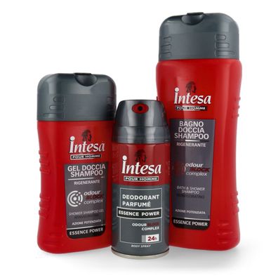 intesa Homme Odour Block Essence Power Set Deo + Dusche + Badeshampoo