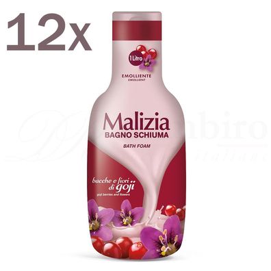 Malizia bacche e fiori di goji Badeschaum 12x 1000 ml