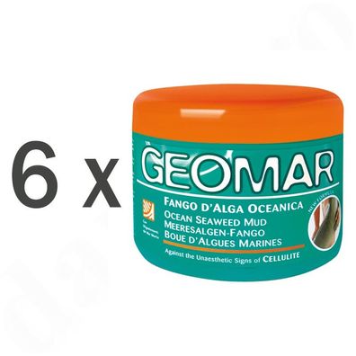 GEOMAR Meeralgen Fango Meeresalgen 6x 500ml ideal für ihren Kosmetiksalon SPA