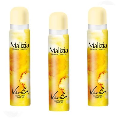 Malizia DONNA deo Vanille 3x 100ml sanft und bezaubernd