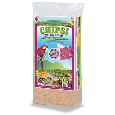 Chipsi Extra small Buchenholzgranulat Einstreu 15kg