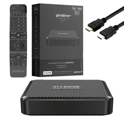 Gloriaforce RTX EMPIRE 4K UHD Android 11 IP-Receiver HDR10 + , Dual-WiFi, LAN