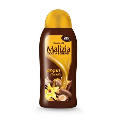 Malizia Duschgel Argan und Vanille 300 ml nutritiv und samtig