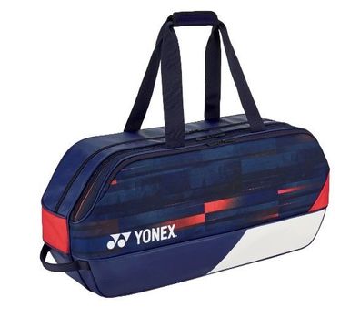 Yonex Limited Pro Tournament Bag white/navy/red Tennistasche Badmintontasche