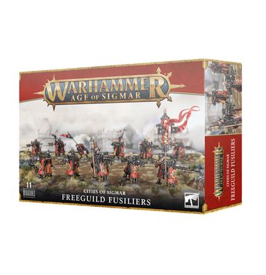 Warhammer Age of Sigmar 86-19 10x Figuren Schützen Freigilden-Fusiliere - GS