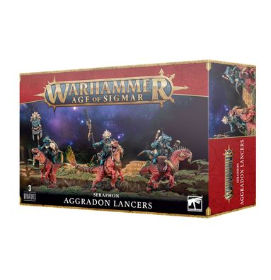 Warhammer Age of Sigmar 88-18 3x Figuren Reiter Seraphon: Aggradon-Lanzenreiter