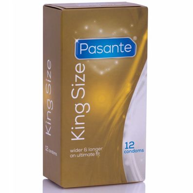 Pasante King Size 24 Kondome Glatt Transparent Professional 60mm ( 2 mal 12 )