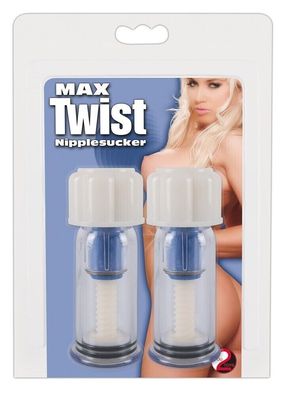 Max Twist Nipplesucker Blue Zwei Nippelsauger Erotikspielzeug