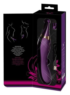 Vibrator 10 Vibration 2-in-1 Klopf-Funktion G- und P-Punkt Paartoy Sexspielzeug