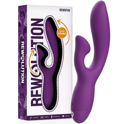 Rewolution - Rewofun Flexibler Vibrator MIT Kaninchen