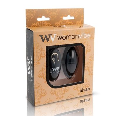 Womanvibe - ALSAN EGG Fernbedienung Schwarz Silikon