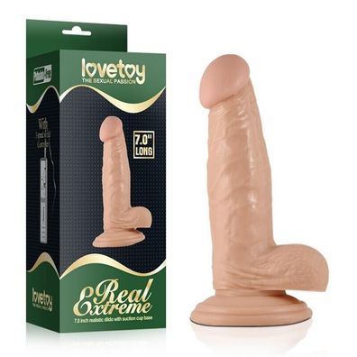 Lovetoy Dildo Real Extreme 7" Fleisch