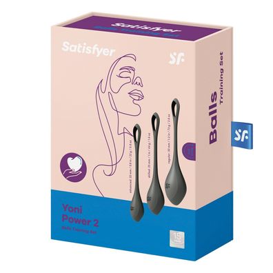 Satisfyer, Liebeskugeln, Yoni Balls ´Yoni Power 2´, 22-74 g, 2-3 cm, 3er Set