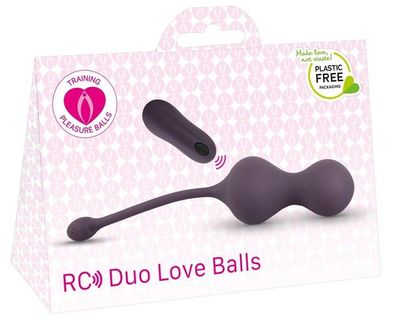 Training Pleasure Balls RC Duo Love Balls Liebeskugeln Vibration Fernbedienung