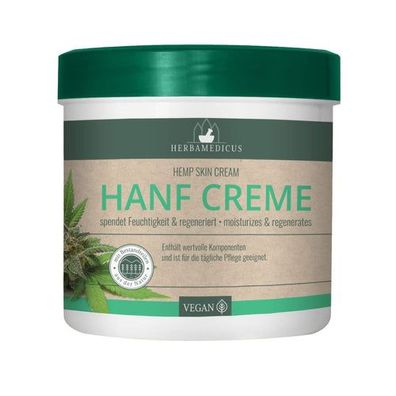 2 St. x250 ml Herbamedicus Hanf Creme tägliche Pflege Vegan