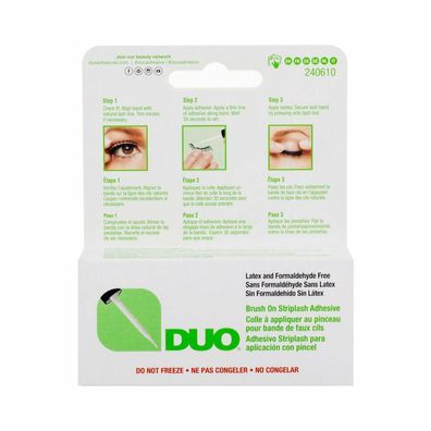 DUO Wimpernkleber mit Vitaminen Transparent, 5 g