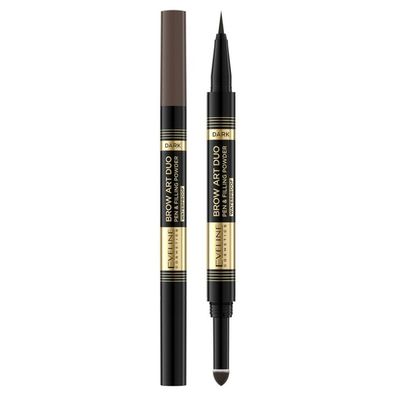 Eveline Brow Art Duo Augenbrauenstift 2in1 - Dunkel 1pc