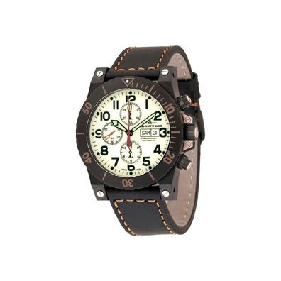 Zeno-Watch - Armbanduhr - Herren - Muscle Chrono Lumi black - 8023TVDD-bk-s9