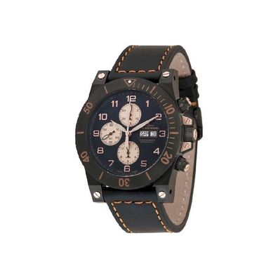 Zeno-Watch - Armbanduhr - Herren - Muscle Retro Chrono black - 8023TVDD-bk-e1