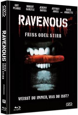 Ravenous - Friss oder Stirb (LE] Mediabook Cover A (Blu-Ray & DVD] Neuware