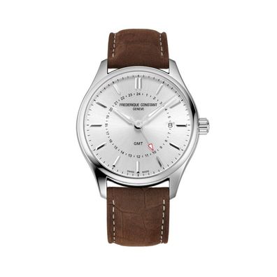 Frederique Constant - FC-252SS5B6 - Armbanduhr - Herren - Quarz - Classics GMT