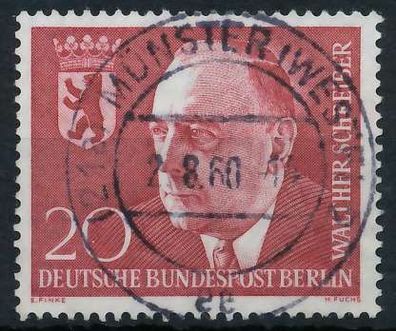 BERLIN 1960 Nr 192 zentrisch gestempelt X80F82E