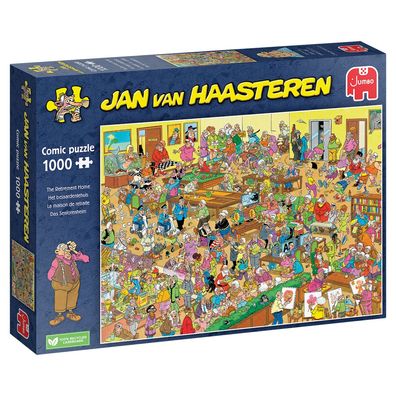 Jumbo Spiele 1110100327 Jan van Haasteren Das Seniorenheim 1000 Teile Puzzle