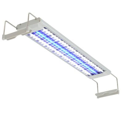 vidaXL Aquarium-Beleuchtung LED 50-60 cm Aluminium IP67