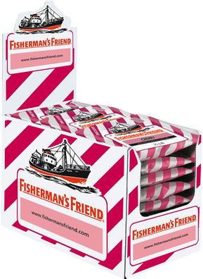 Fisherman's Friend Cherry Pastillen ohne Zucker 24 Beutel x25g 600g