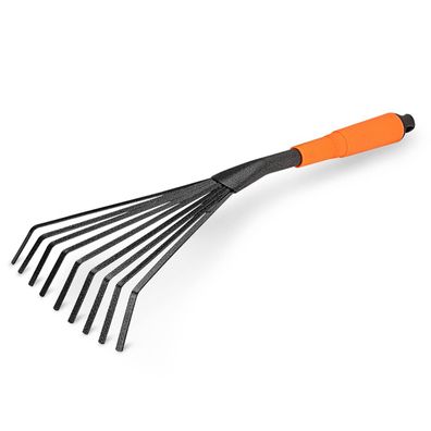 16 Zoll Mini Steel 9 Gartenrechen Professionelles Gartenwerkzeug