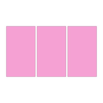 banjado® Herdabdeckung aus Glas dreiteilig je 30x52cm Motiv Rose
