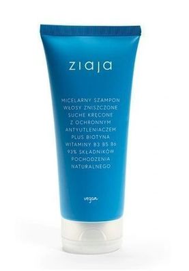 Ziaja, Sanftes Micellar Shampoo für strapaziertes Haar, 200 ml