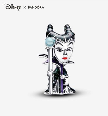 Pandora x Disney Silber Charm Maleficent Die dunkle Fee