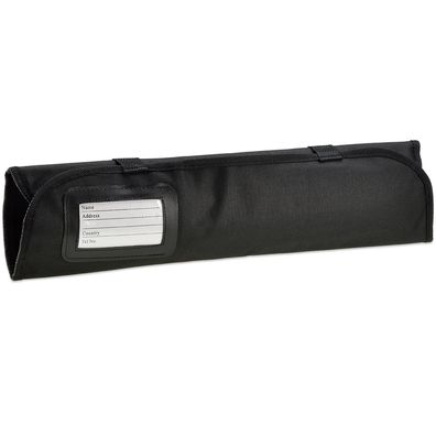 Giesser Messertasche schwarz unbestückt Rolltasche für bis zu 5 Messer 8296 5 l