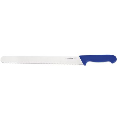 Giesser Aufschnittmesser 31 cm blau gestanzte Wellenschliff-Klinge 7705 w 31 b