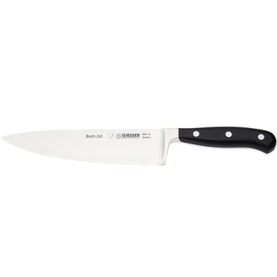 Giesser Kochmesser 18 cm schwarz BestCut mit breiter geschmiedeten Klinge 868118