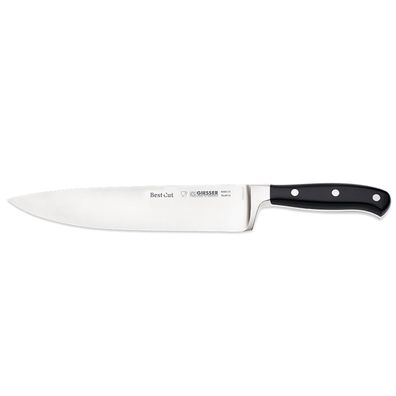 Giesser Kochmesser 23 cm schwarz BestCut mit breiter geschmiedeten Klinge 868023