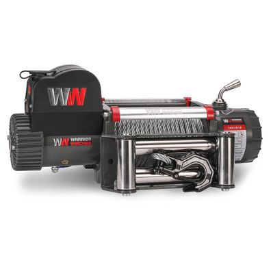 Elektrische Seilwinde Warrior Samurai 14500 6,5 t 12 V Stahlseil wasserdicht nach