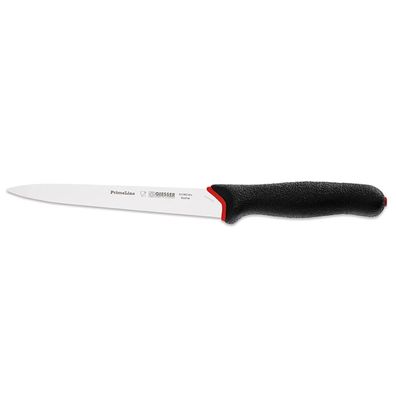 Giesser Filetiermesser 18 cm schwarz Fischmesser sehr flexible Klinge 217365 18