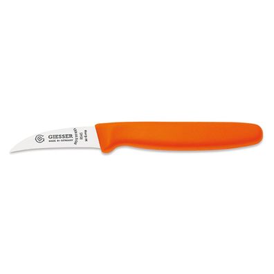 Giesser Tourniermesser 6 cm orange mit gebogener gestanzten Klinge 8545 sp 6 or