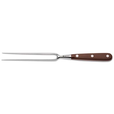 Giesser Fleischgabel 18 cm Edelstahl braun zum Tranchieren & Servieren 9410p18br