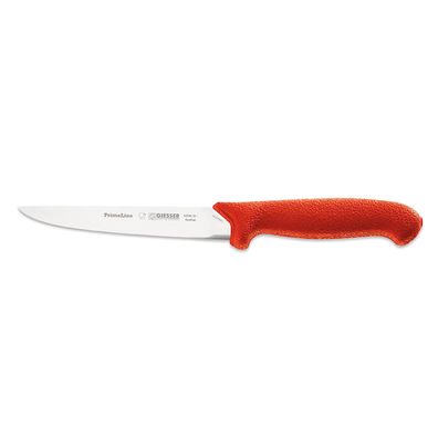 Giesser Ausbeinmesser 15 cm rot Prime Line schmale steife Klinge 12316 15 r