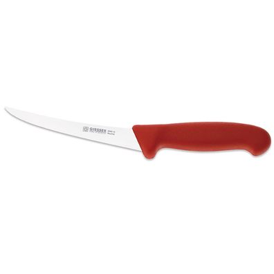 Giesser Ausbeinmesser 15 cm rot Ausbeiner schmale halbflexible Klinge 2505 15 r