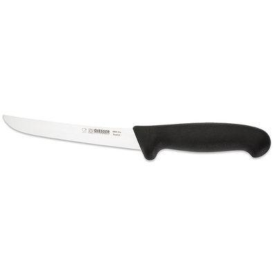 Giesser Ausbeiner 15 cm schwarz Ausbeinmesser starre Messerklinge gebogen 260515